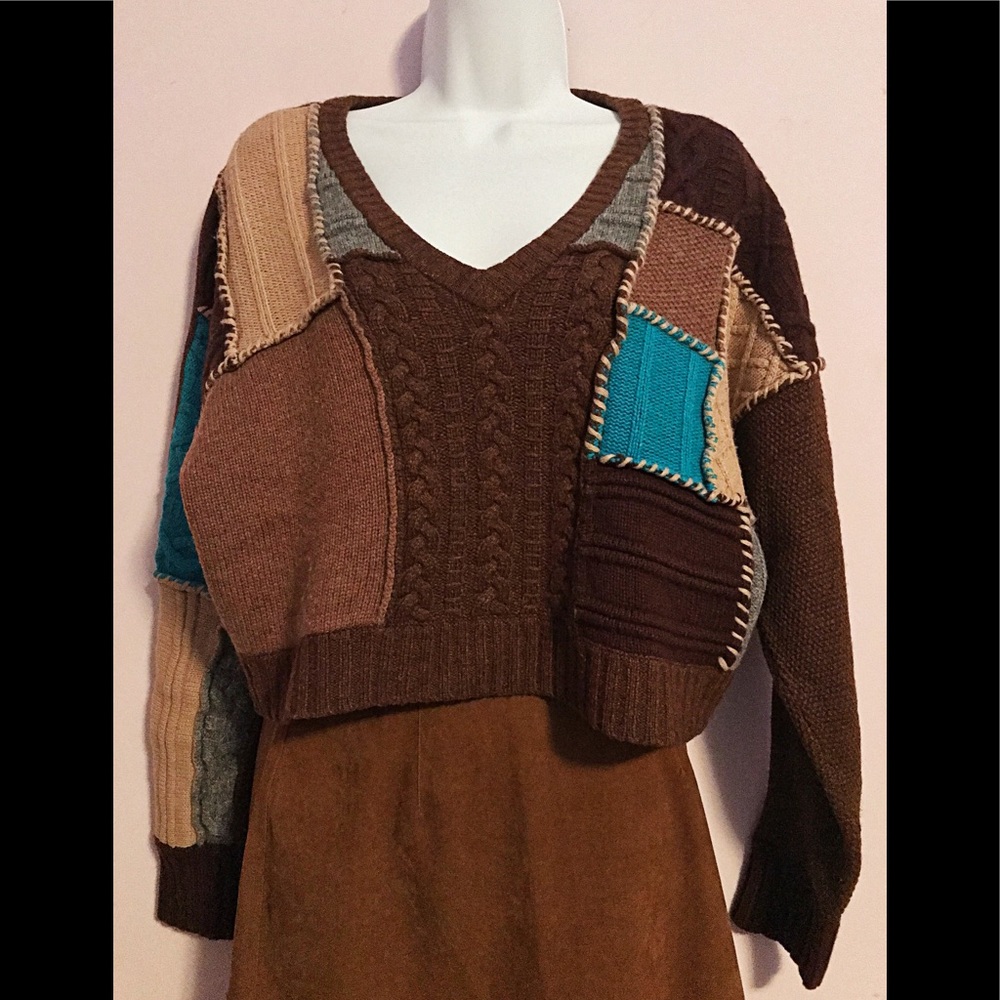 L.A.M.B. Patchwork Sweater